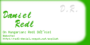 daniel redl business card